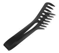 Zerodeko Pince à Pâtes en Acier Inoxydable Noir Mat 1,0 Mm Pince à Spaghetti Multifonction pour Ustensiles Cuisine pour Service Buffet la Cuisine Maison et Restaurant pour Pâtes