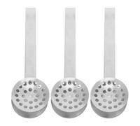 Zerodeko Pince à sachets de thé (lot de 3) - Pince infuseur pour sachets de thé de cuisine - à de argentée pour maintenir les feuilles de, le sucre et les glaçons.