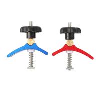 Zerodeko Pince de Maintien pour Menuisier en Alliage D'aluminium, 2pcs Serrage-joints Résistants à L'usure Fonction de Positionnement, pour Travail du Bois et Métal