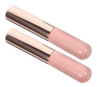 Zerodeko Pinceau à Lèvres en Silicone 2pcs Applicateur Doux et Toucher Souple, Application Uniforme Maquillage des Lèvres, Portable Capuchon Anti-poussière