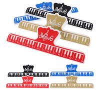 Zerodeko Pinces pour Partitions de Pièces en ABS Multicolores Clips de Fixation pour Feuilles Maintien des Pages Ouvertes pour Livres et Recettes