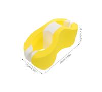 Zerodeko Planche D'entraînement de Natation Jaune et Blanche pour Adultes, Bouée Flottante Corrective pour Chevilles, Équipement d'exercice Aquatique pour Amélioration Technique et Posture