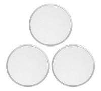 Zerodeko Plaque à pizza 3 pièces pour four avec trous de 1 mm, grille en ma