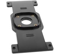Zerodeko Plaque Arrière en Plastique Noir pour Support de Caméra de Recul, Base Ajustable pour Rétroviseur Intérieur Voiture, Montage Facile et Robuste