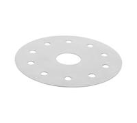 Zerodeko Plaque de Conduction Thermique Accessoire Cuisine en Acier Inoxydable pour Cuisson Uniforme et Rapide Argenté Ronde pour Usage Quotidien et Plaques à Induction