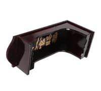 Zerodeko Plaque Décorative Bouddhiste en Bois Massif de Rose, Support de Table Bouddha, Ornement Religieux Traditionnel Chinois, Décor D’étagère pour Maison et Bureau, Ambiance Sacrée