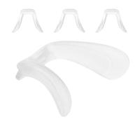 Zerodeko Plaquettes Nasales Pack de 4 Pièces en Silicone Souple Antidérapantes de U, Coussinets Confortables et Stables pour Lunettes de Soleil et Lunettes de Lecture