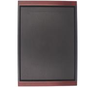 Zerodeko Plateau à Dessert Multifonction Plateau à Café Réutilisable Pratique en Polypropylène Noir Léger pour Usage Quotidien Commode ou Table de Nuit