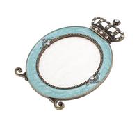 Zerodeko Plateau de Peinture pour Nail Art de Couronne, Palette de Mélange pour Vernis à Ongles, Panneau D'affichage pour Capsules D'ongles, Accessoire Photo Professionnel et Personnel,