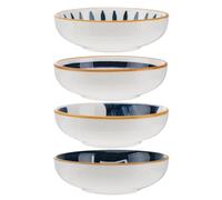Zerodeko Plats à Sauce Résistants aux Lot de 4 en Céramique Petits Bols Ronds Design Japonerie Élégant Couleur Aléatoire pour Sauces à Tremper à Domicile