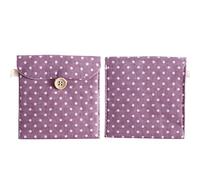 Zerodeko Pochette Serviette Hygiénique Fille Organisateur De Serviettes Hygiéniques en pour Et Filles Pochette Menstruelle À Pois Pochette (Violet) Pochette Serviette Hygiénique