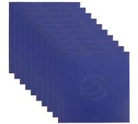 Zerodeko Pochettes Extérieures pour Vinyles 12 Pouces pour Disques Vinyle Lot de 10 en Papier Kraft Bleu, Protection Facile et Prévention des Dommages
