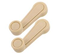 Zerodeko Poignée de Lève-vitre pour Voiture Côté Passager, Manivelle en Abs Beige, Accessoire Automobile Fiable et Polyvalent pour Réparation Intérieure