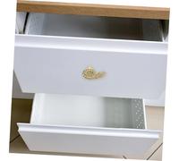 Zerodeko Poignée de Meuble Laiton Massif Nautilus Bouton de Tiroir Décoratif pour Commode Table de Chevet et Armoire Design Vintage Solide et Finition