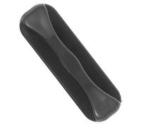 Zerodeko Poignée de Porte de Congélateur en Plastique Gris Revêtement Antidérapant Fixation I-Trou 100 MM Accessoire de Remplacement pour Réfrigérateur Commercial Vis Incluses pour