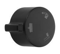 Zerodeko Poignée de Sélection de Noire en Plastique Contrôle Précis du Débit D'eau, Accessoire de Remplacement pour Pommeau, pour Salle de Bain D'hôtel