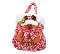 Zerodeko Pomme étiquettes de noël Stickers de de fête de Noël pour Les Enfants Bags sachets Bonbons Noel Pochette de faveurs de noël Pochettes