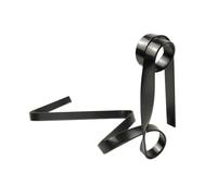 Zerodeko Porte-Bouteilles à Support Ruban Métallique Noir Design Suspendu Flottant pour Bouteilles de Vin, Décoration de Table pour Restaurant et Rangement Élégant