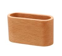 Zerodeko Porte-cartes de Visite en Bois de Hêtre, Support Vertical 1 Pièce, Organisateur de Bureau pour Cartes Professionnelles, Présentoir Élégant pour Réunion et Usage Quotidien