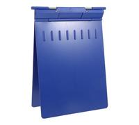 Zerodeko Porte-documents pliable en plastique bleu pour infirmières | Porte-documents pliable pour soins infirmiers, fournitures infirmières légères pour le travail, chemises de classement