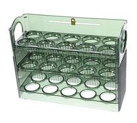 Zerodeko Porte-œufs Multi-niveaux Transparent Pour Réfrigérateur Rangement Pratique Et Sécurisé Des Œufs Avec Design Pour Fraîcheur Optimale