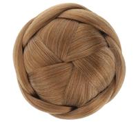 Zerodeko Postiche à Griffes sans Attache Chignon Tressé en Fibre Synthétique Haute Température Extension Pratique pour Femmes pour Voyage et Sortie