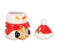 Zerodeko Pot de Bonbons Biscuits boîte à Biscuits de Noël boîte de Bonbons de Noël de faveur de la fête