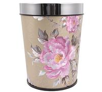 Zerodeko Poubelle Rétro Chic Inoxydable Conteneur à Ordures Pratique Pour Cuisine Et Bureau Style Élégant Sans Couvercle Design Mode Pour Améliorer Votre Décoration Intérieure