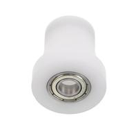 Zerodeko Poulie de Guidage Robuste pour Rameur Galet Silencieux en ABS Roue Abdominale Rainurée Blanche Compatible Équipements Fitness Galet Tendeur pour Entraînement Cardio à Domicile