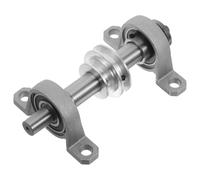 Zerodeko Poulie de Siège de Palier de Broche pour Scie à Table, Ensemble de Broche à Roulement en Acier Robuste, Accessoire Machine de Découpe Rotative Polyvalent pour Travail du Bois