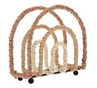 Zerodeko Présentoir à Mouchoirs en Fer Marron Bords Lisses, Accessoire Bureau Élégant et Polyvalent pour Table de Chambre ou Hôtel