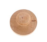 Zerodeko Presse à Tortillas et Moule Multifonction en Bois Massif 6 CM Surface Spirale, pour Galettes, Pains Plats et Tourtes, Outil la Cuisine Solide pour Maison et Restauration