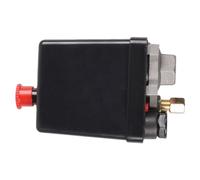 Zerodeko Pressostat Compresseur d'Air Automatique 220V Monopasse 90-125 Psi Contrôle Pression 05-08 Mpa Vertical à Trou Unique Accessoire pour Pompe Compresseur Usage Domestique et