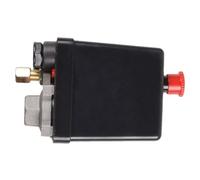 Zerodeko Pressostat Compresseur D'air Automatique Vertical 220v, Contrôle de Pression 90-125 Psi, 1 Pièce, Interrupteur de Pression pour Pompe à Air Comprimé, Accessoire pour Outils