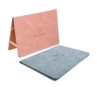 Zerodeko Protecteurs de Certificats de Naissance en Cuir Artificiel Léger et Résistant à L'usure, Motifs Cartoon Décoratifs, 2 Pièces, pour Organiser et Protéger les Documents Importants