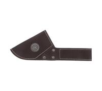 Zerodeko Protection Marron en PU pour Tête de Hache Ronde, Ajustement Sécurisé et Maintien du Tranchant, pour Activités de Camping et Randonnées en Forêt, Taille 23x9x1,2 Cm