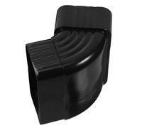 Zerodeko Raccord Coudé en Alliage D’Aluminium 65° pour Descente de Gouttière Ondulé 50X80 MM Connecteur Angle 65 Degrés pour Système Récupération Eau Pluie Accessoire Étanche et Solide