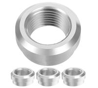 Zerodeko Raccord en aluminium soudable 4cps 3/8 NPT, bouchon fileté pour système d'alimentation, adaptateur de réservoir de récupération, adaptateur de refroidisseur d'huile, radiateur,