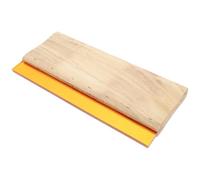 Zerodeko Raclette en Caoutchouc Outil Facile à Utiliser pour Sérigraphie en Bois pour Applications Textiles, Fabrication de T-shirts