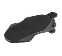 Zerodeko Rallonge de Table Repose-bras Ergonomique Noir en Abs Support Poignet pour Bureau, Design Créatif Soulage Fatigue du Poignet, Accessoire pour Ordinateur