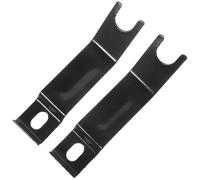 Zerodeko Rallonge D'essieu en Fer Noir Antirouille pour Vélo Garçon et Filles Roue Stabilisatrice, Installation Facile sur Axe Arrière Court, Accessoire pour Garçon et Filles