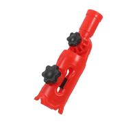 Zerodeko Rallonge pour Peinture avec Pince Rotative à 360 Degrés en Pvc, Compatible Polyvalente pour Coins et Bords, Accessoire Peinture Rouge Pratique