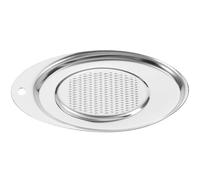 Zerodeko Râpe à Ail et Gingembre Tranchage Rapide et Pratique en Acier Inoxydable Argenté pour Cuisiner Facilement Cuisine Quotidienne