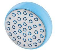 Zerodeko Râpe à Pieds Inoxydable Exfoliante Taille Moyenne Élimination Callosités Peaux Mortes pour Pédicure Femme Usage Maison Soin Pieds Bleu Massage Plantaire