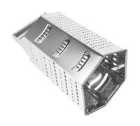 Zerodeko Râpe Boîte Multifonction Acier Inoxydable Faces Ustensile de Cuisine Pratique pour Légumes et Fruits Facile à Nettoyer et Réutilisable pour Amateurs de Cuisine
