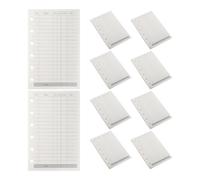 Zerodeko Recharge de 450 feuilles pour planificateur financier, formulaires