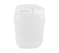 Zerodeko Récipient pour Liquides 5l en Plastique Blanc Design Stable, Solution Polyvalente pour Stockage Sécurisé en Industrie Chimique