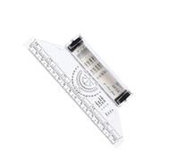 Zerodeko Règle Parallèle Roulante Plastique pour Dessin Précis Multifonction Échelle Claire Outil de Mesure pour Design et Traçage