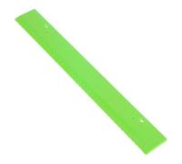 Zerodeko Règle Tactile pour aveugles en PP Vert Mesure précise | Outil d’apprentissage pratique, usage scolaire pour élèves aveugles, structure robuste, lecture tactile facile