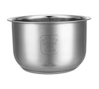 Zerodeko Remplacement De Pot Intérieur De Cuiseur À Riz 2L Pot Intérieur Antiadhésif De Cuiseur À Riz En Acier Inoxydable Bol D'autocuiseur Traditionnel Accessoires De Cuiseur Électrique